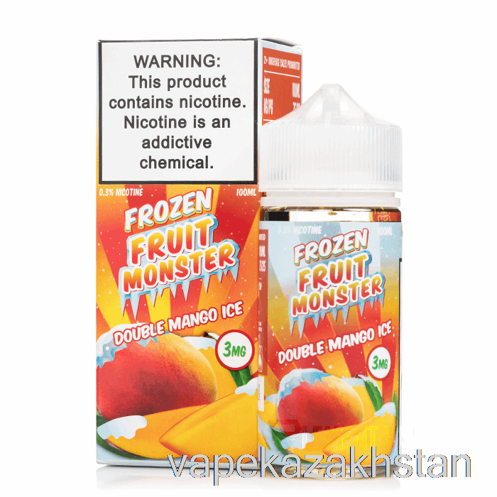 Vape Disposable ICE Double Mango - Frozen Fruit Monster - 100mL 0mg